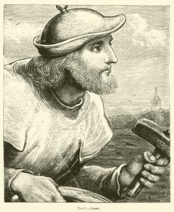 The Ploughman by English School