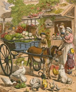 The Porker Family Who Stayed at Home to Eat Roast Beef by English School