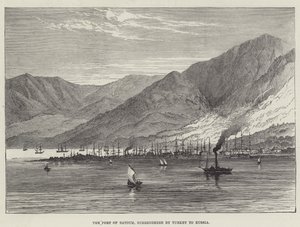 The Port of Batoum, surrendered by Turkey to Russia