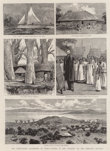 The Portuguese Aggression in Africa, Scenes in the Locality of the Disputed District by English School