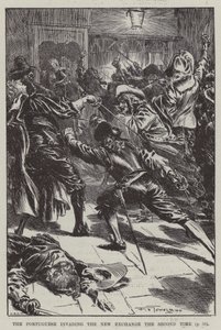 The Portuguese invading the New Exchange the second time by English School