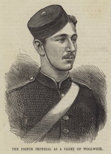 The Prince Imperial as a Cadet of Woolwich
