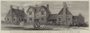 The Princess Alice Memorial Hospital at Eastbourne, to be opened today by the Prince and Princess of Wales (engraving)