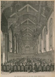 The Princess Louise at the New Inner Temple Hall by English School