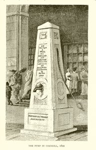 The Pump in Cornhill, 1800 by English School