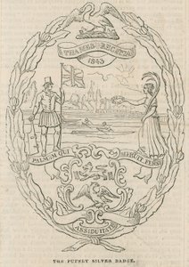The Putney Silver Badge Awarded During the Thames Regatta by English School