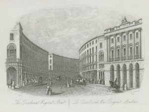 The Quadrant, Regents Street, London by English School