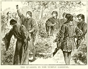 The Quarrel in the Temple Gardens