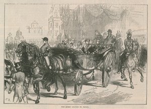 The Queen Leaving St Paul