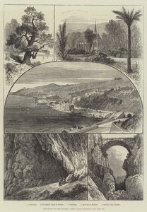 The Queen on the Riviera, Views about Mentone by English School
