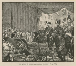 The Queen Opening Blackfriars Bridge