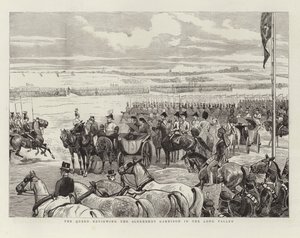 The Queen Reviewing the Aldershot Garrison in the Long Valley
