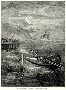 The "Quiver" Life-Boat Coming In by English School