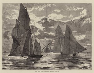 The Race Over, Taking in Balloon Canvas by English School