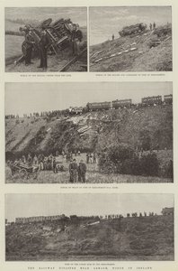 The Railway Disaster near Armagh, North of Ireland by English School