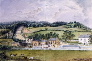 The Railway Terminus, Kent by English School