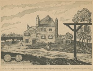 The Red Cap Tea Gardens and Halfway House between London and Highgate by English School
