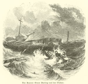 The Rescue, Grace Darling and Her Father by English School