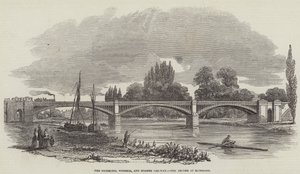 The Richmond, Windsor, and Staines Railway Bridge at Richmond
