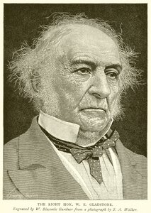The Right Hon. W.E. Gladstone by English School
