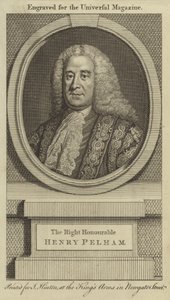 The Right Honourable Henry Pelham by English School