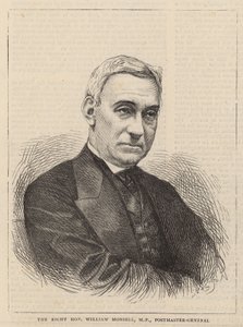 The Right Honourable William Monsell, Postmaster General by English School