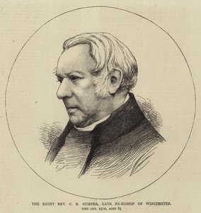 The Right Reverend C R Sumner, Late Ex-Bishop of Winchester by English School
