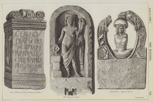 The Roman Wall and Roman Art in Britain (engraving) by English School