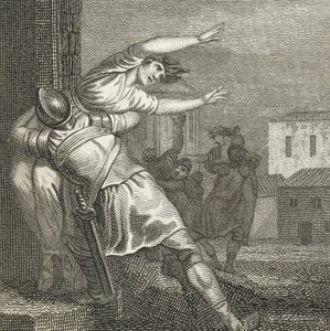 The Romans Carrying Off the Sabine Women by English School