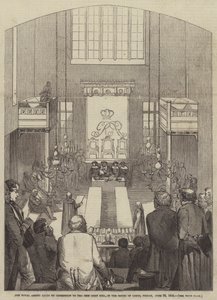 The Royal Assent given by Commission to the New Corn Bill, in the House of Lords, Friday, 26 June 1846 by English School