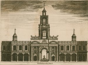 The Royal Exchange, Threadneedle Street, London by English School