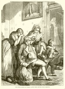 The Royal Family of France after their Return from Varennes by English School