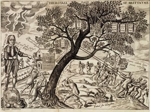 The Royal Oak of Britain, from The Compleat History of Independency. Upon the Parliament by English School