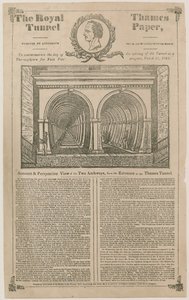 The Royal Thames Tunnel Paper by English School