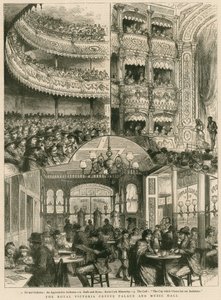 The Royal Victoria Coffee Palace and Music Hall, London by English School