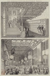 The Royal Visit to Hatfield House by English School