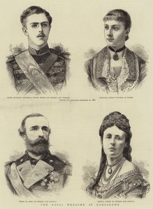 The Royal Wedding at Carlsruhe by English School