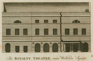 The Royalty Theatre, Well Street, Wellclose Square, London