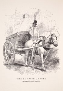 The Rubbish Carter, from the daguerreotype by Richard Beard, illustration from London Labour and London Poor by Henry Mayhew, pub. 1862