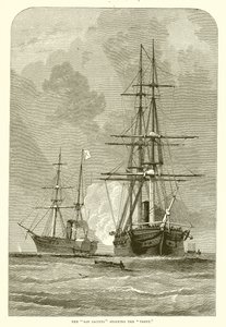 The San Jacinto Stopping the Trent by English School