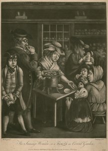 The Sausage Woman; or, a Scene in Covent Garden by English School