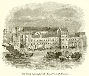 The Savoy Palace, in 1661 by English School