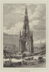 The Scott Monument, Edinburgh by English School