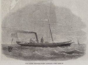 The Screw Clipper-Yacht Gazelle by English School