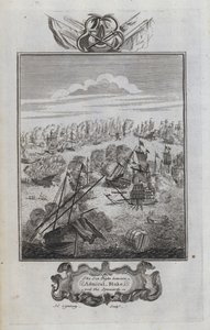 The Sea Fight between Admiral Blake and the Spaniards by English School