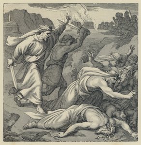The Second Psalm (engraving) by English School