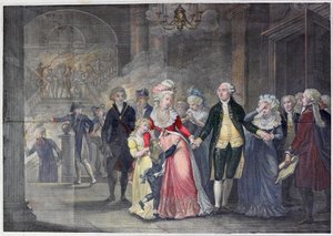 The Separation of Louis XVI from His Family by English School