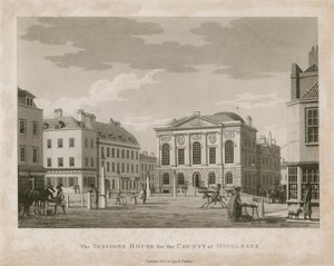 The Sessions House, Clerkenwell by English School
