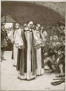 The Seven Bishops entering the Tower, illustration from Cassell