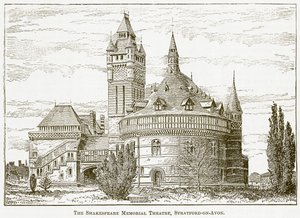 The Shakespeare Memorial Theatre, Stratford-on-Avon by English School